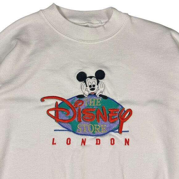 Mickey Mouse London Vintage Disney Store Crewneck Sweater - Picture 2 of 5